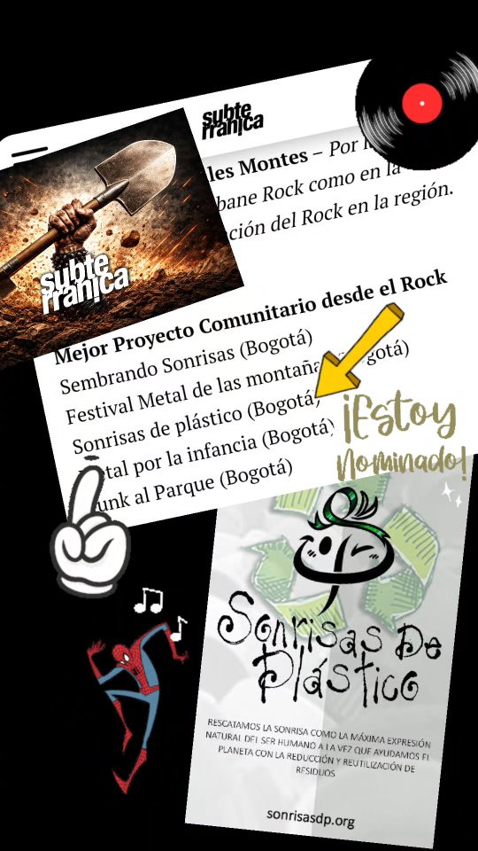 ¡NOMINADOS! 🏆🔥 Estamos en la lista de nominados a los Premios @subterranica 2026 como Mejor…